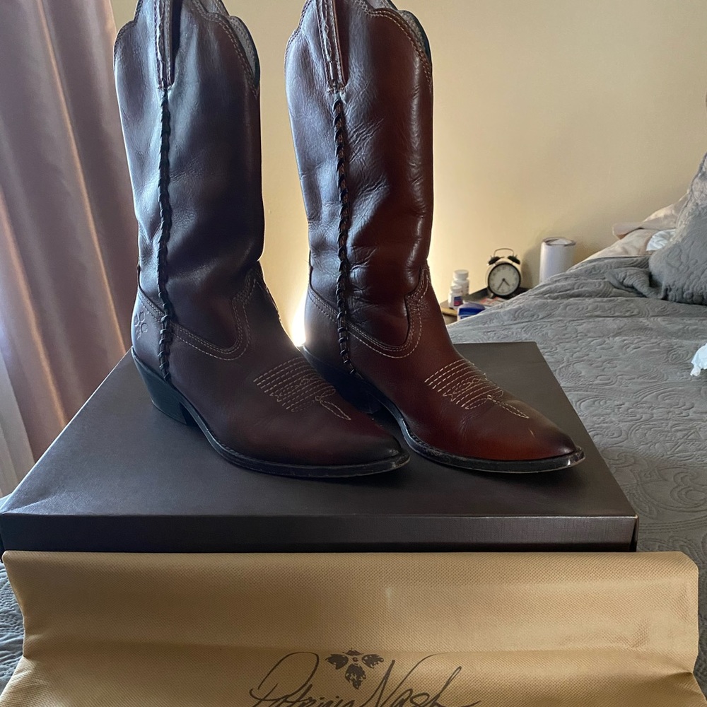 Patricia Nash Leather Women’s Cowboy Boots
